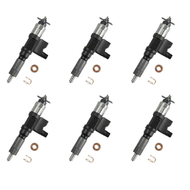 Tamerx Fuel Injector for Isuzu 6HK1, 7.8L engines, OEM 8976011564 Set of 6, high-quality output.