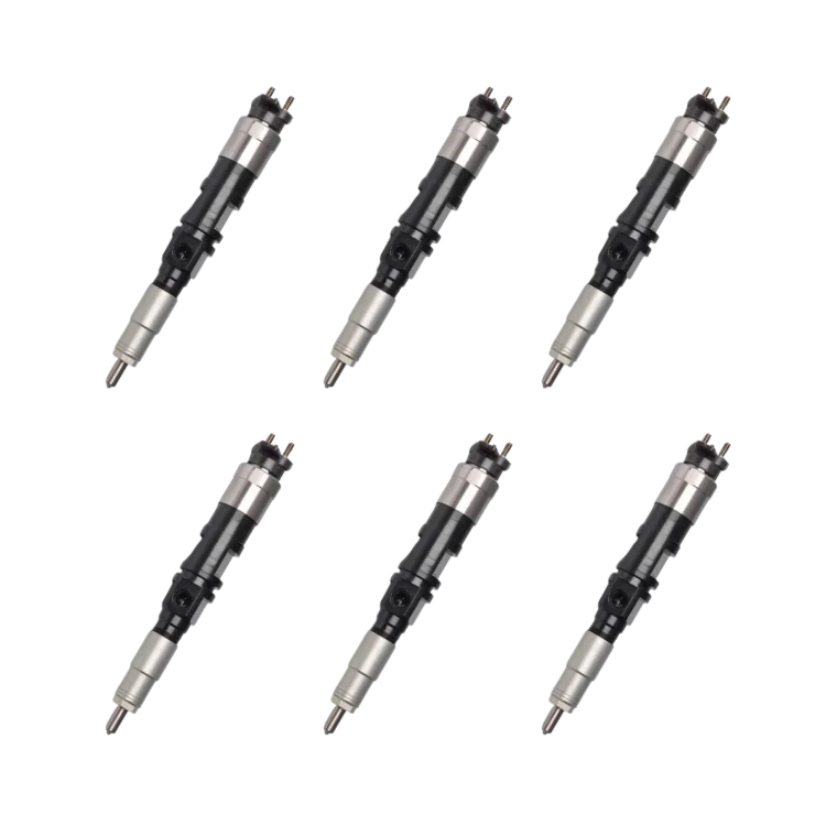 Tamerx Fuel Injector for John Deere 8.1L engines, OEM RE524368 Set of 6, high-quality output.