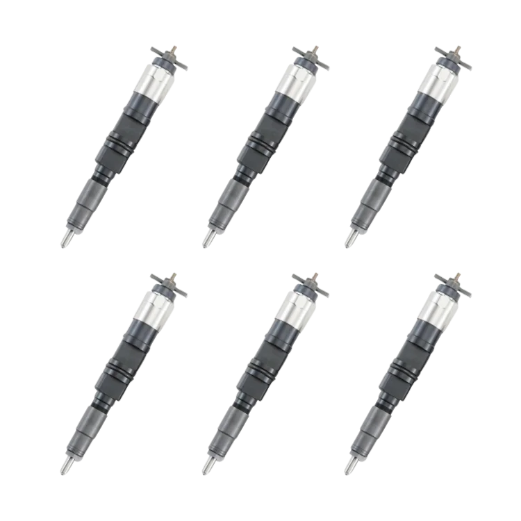 Tamerx Fuel Injector for John Deere 9.0L engines, OEM RE546777 (Set of 6), high-quality performance.