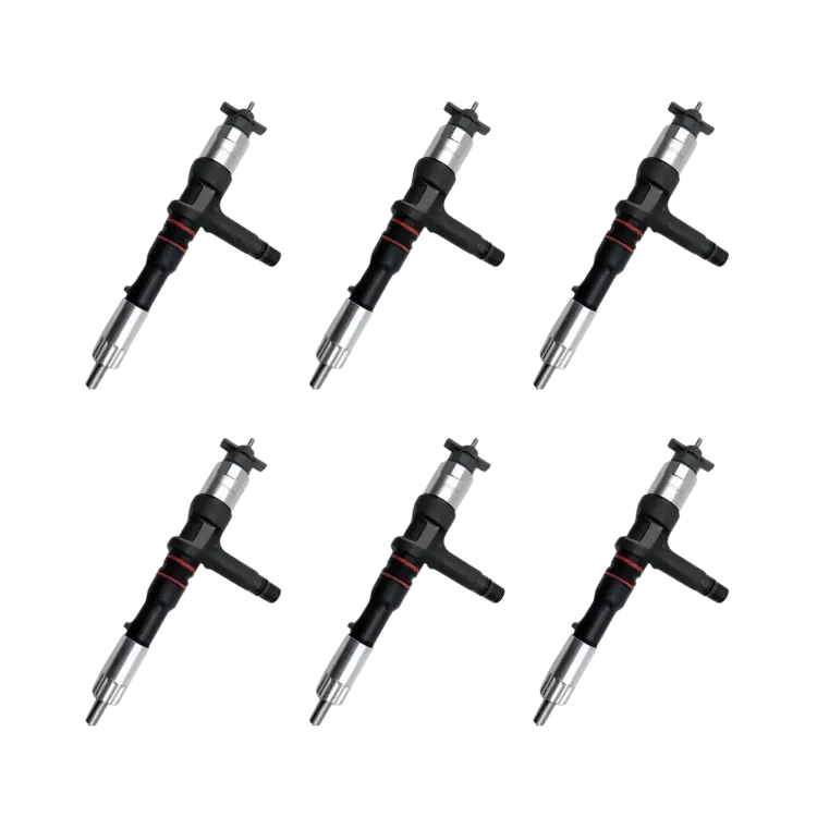 Tamerx Fuel Injector for Komatsu 4D95 engines, OEM 6275-11-3100 Set of 6, high-quality performance.