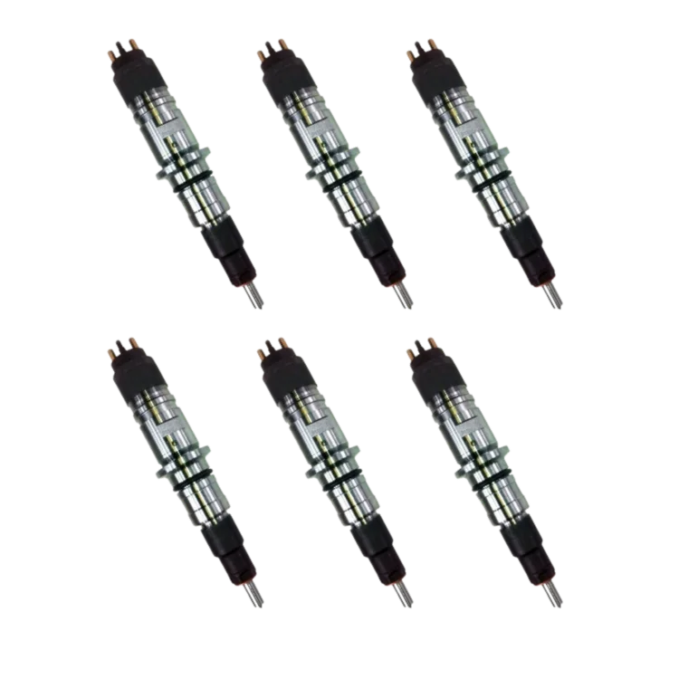 Tamerx Fuel Injector for New Holland Iveco engines, OEM 445120351 (Set of 6), designed for 2012–2018 models.