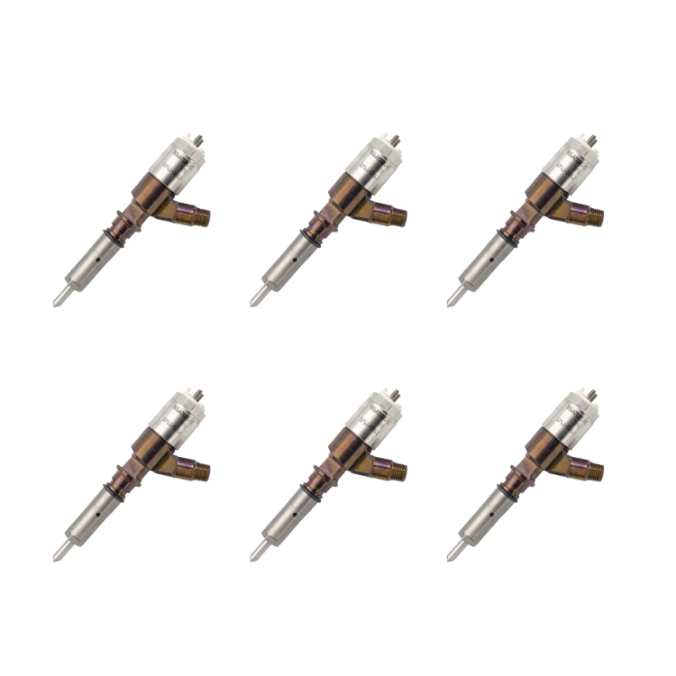 Tamerx EGR Cooler for Caterpillar C6.6 Fuel Injector, OEM 10R7673 ( Set of 6 ), high-quality performance.