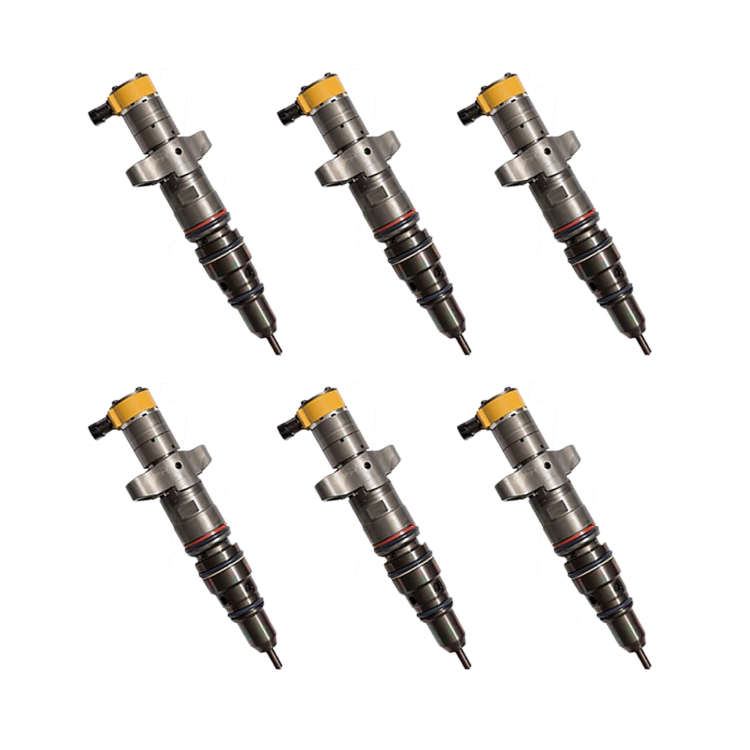 Tamerx Fuel Injector for Caterpillar C7 engines, OEM 10R4764 (Set of 6), high-quality performance.
