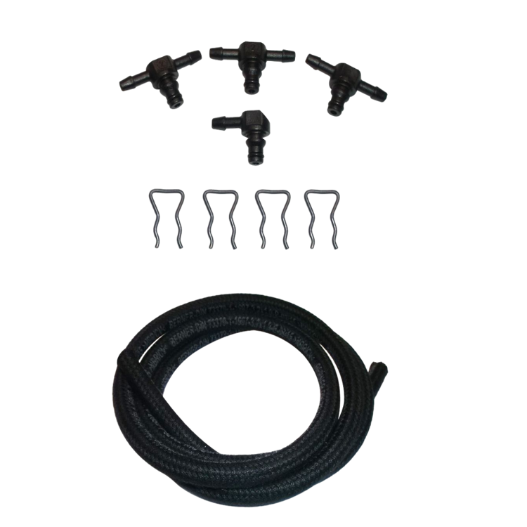 Tamerx Fuel Return Lines for Chevrolet GMC Duramax LLY, LBZ, LMM, 6.6L engines, OEM 97328733, designed for 2004-2010 models.