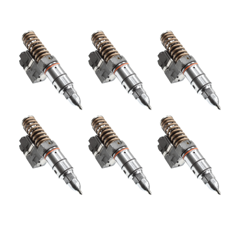 Tamerx Fuel Injector for Detroit 11.1L, 12.7L engines, OEM 5235600 (Set of 6), designed for 1994-1996 models