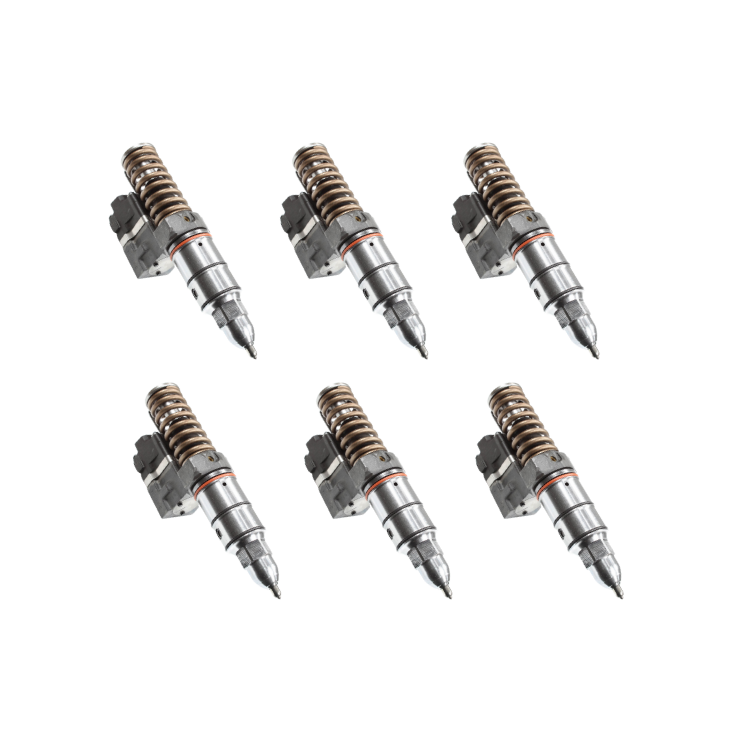 Tamerx Fuel Injector for Detroit 11.1L engines, OEM 5234865 (Set of 6), designed for 1989-1990 models