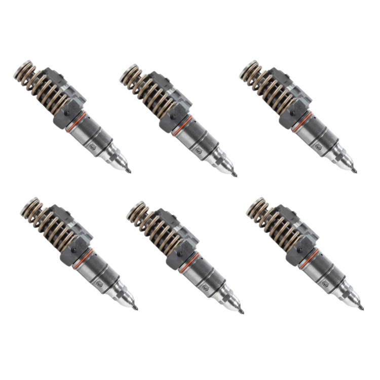 Tamerx Fuel Injector Set for Detroit 50 Series and 60 Series, OEM 5236981, includes 6 injectors, high-quality performance.