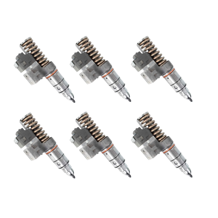Tamerx Fuel Injector for Detroit 60 Series, 11.1L, 12.7L engines 1990–1993, OEM 5234970 (Set of 6), high-quality performance.