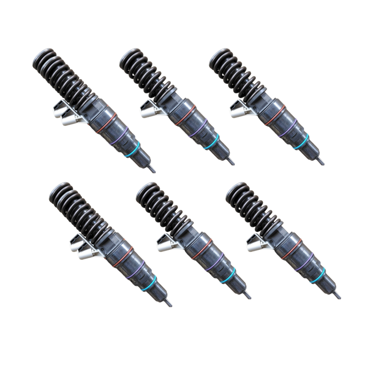 Tamerx Fuel Injector for Detroit 60 Series, 14.0L, OEM R414703005 Set of 6, for 2005-2008 models, high-quality performance.