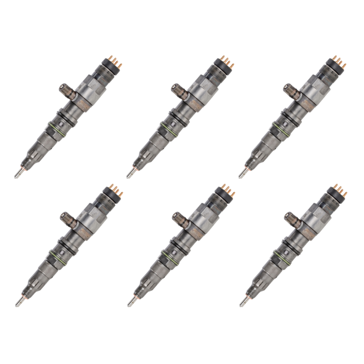 Tamerx Fuel Injector for Detroit DD13 engines, OEM DDE/RA4600701187S Set of 6, for 2010-2014 models, high-quality performance