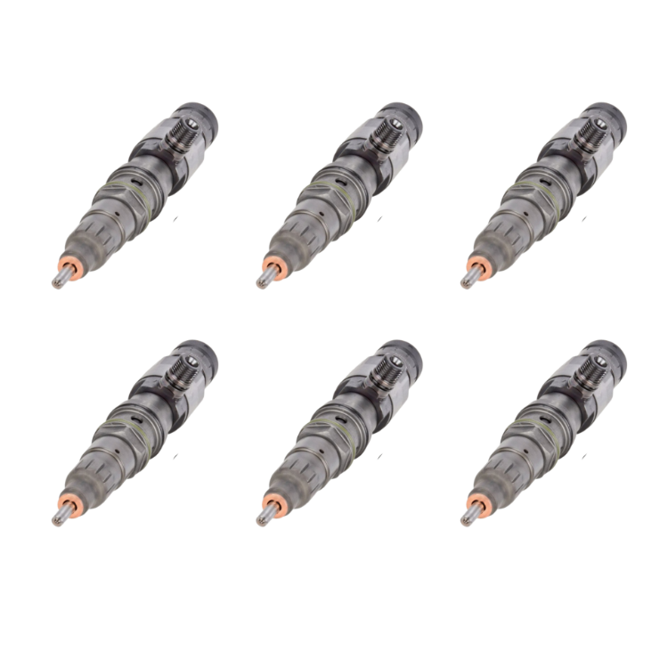 Tamerx Fuel Injector for Detroit DD13 engines, OEM DDE/RA4600701287S Set of 6, for 2018-2021 models, high-quality performance