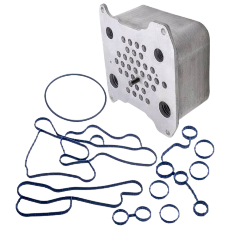 Tamerx Ford Powerstroke 6.4L Engine Oil Cooler, OEM 8C3Z-6A642-A, designed for 2008-2010 models, high-quality performance.