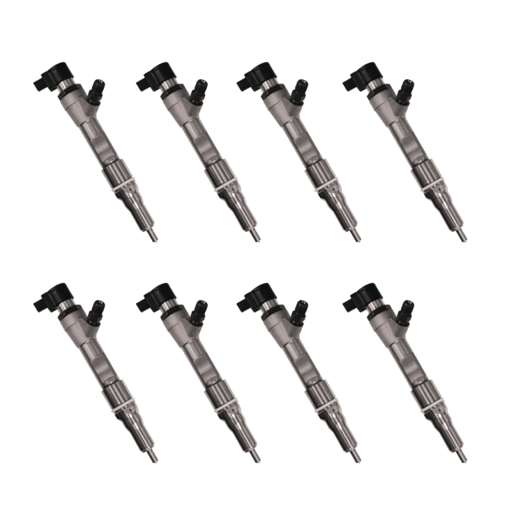 Tamerx Fuel Injector Set (8) for Ford Powerstroke 6.4L, OEM 5010359R93, for 2008-2010 models, high-quality performance.