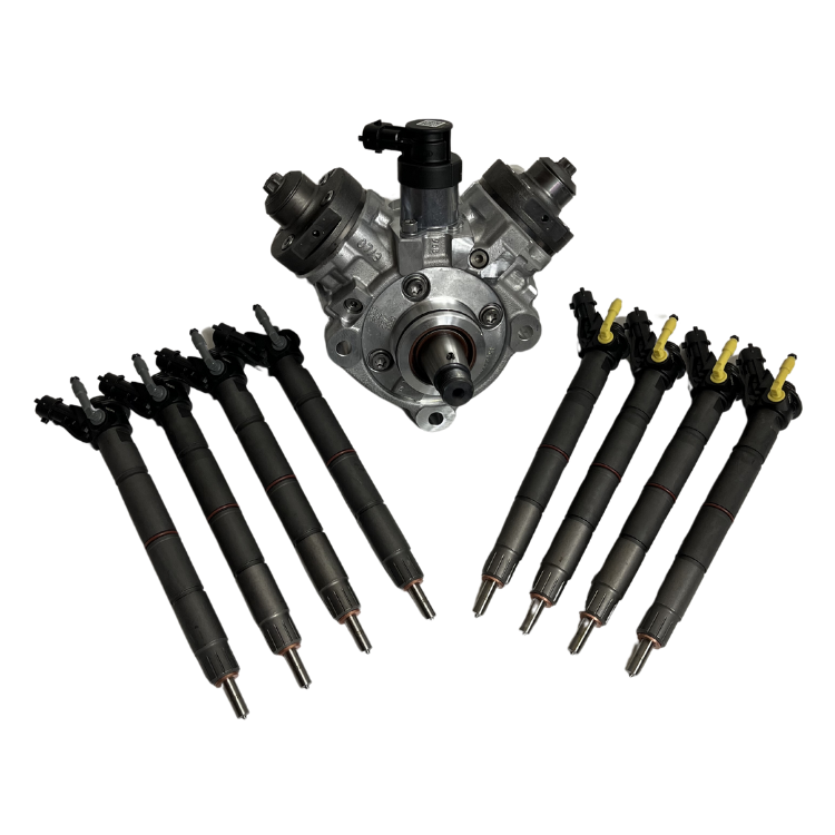 Tamerx Fuel Injector and Pump Kit for Ford Powerstroke 6.7L engines, OEM PC3Z-9B246-A, designed for 2023-2025 models.