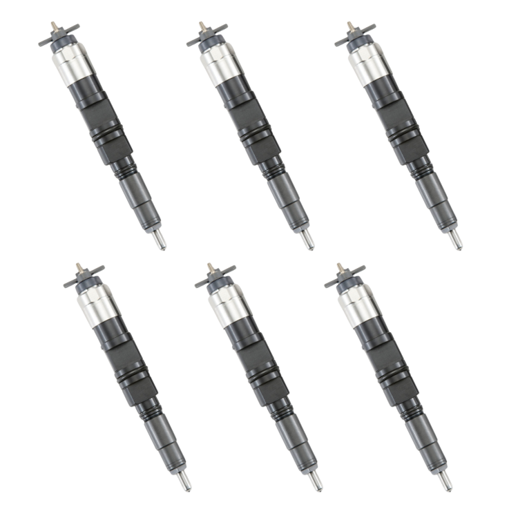 Tamerx Fuel Injector for John Deere 4.5L, 6.8L engines, OEM RE546780 (Set of 6), high-quality performance.