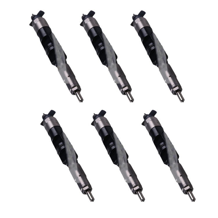 Tamerx Fuel Injector for John Deere 4.5L, 6.8L engines, OEM RE546782 (Set of 6), high-quality performance.
