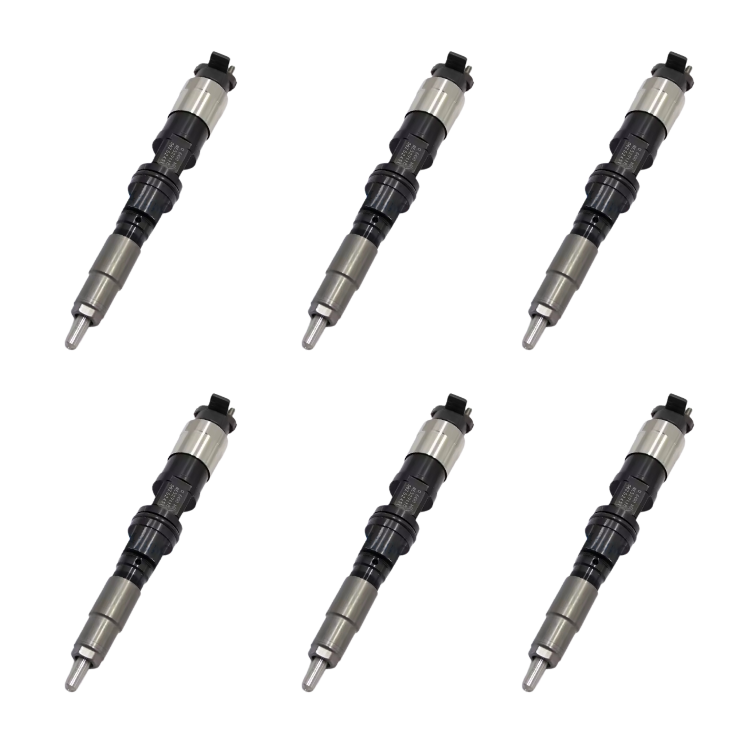 Tamerx Fuel Injector for John Deere 8.1L engines, OEM RE524360 (Set of 6), high-quality performance.