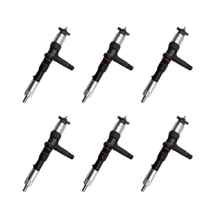 Tamerx Fuel Injector for Komatsu 4D95 engines, OEM 6275-11-3100 Set of 6, high-quality performance.