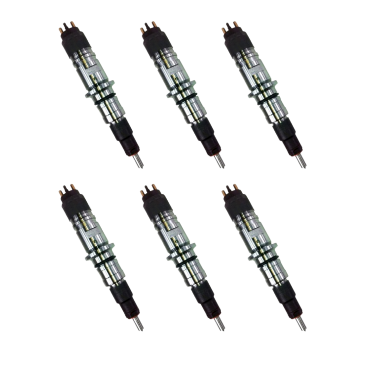 Tamerx Fuel Injector for New Holland Iveco engines, OEM 445120351 (Set of 6), designed for 2012–2018 models.