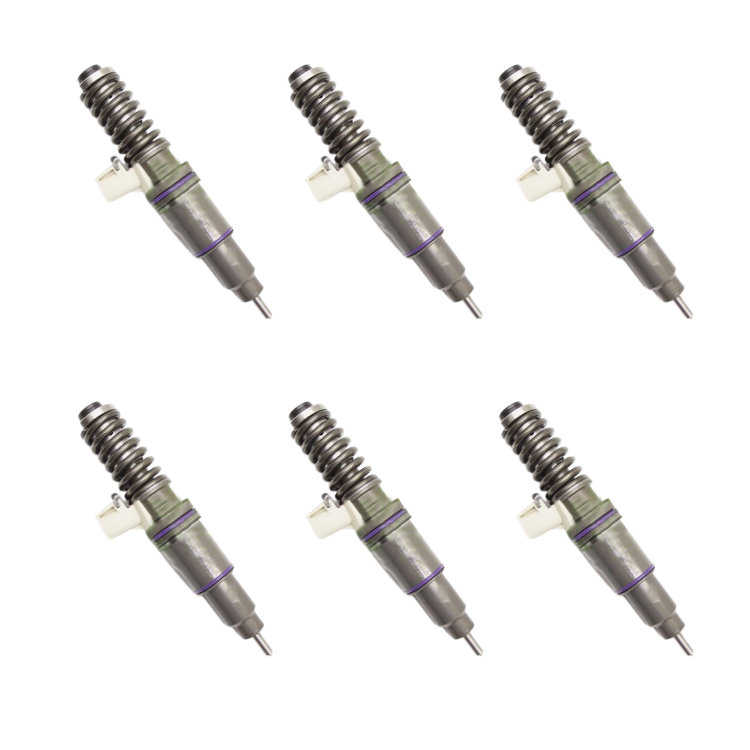 Tamerx Fuel Injector Set of 6 for Volvo Industrial 12.0L engines, OEM 22172535, high-quality performance.