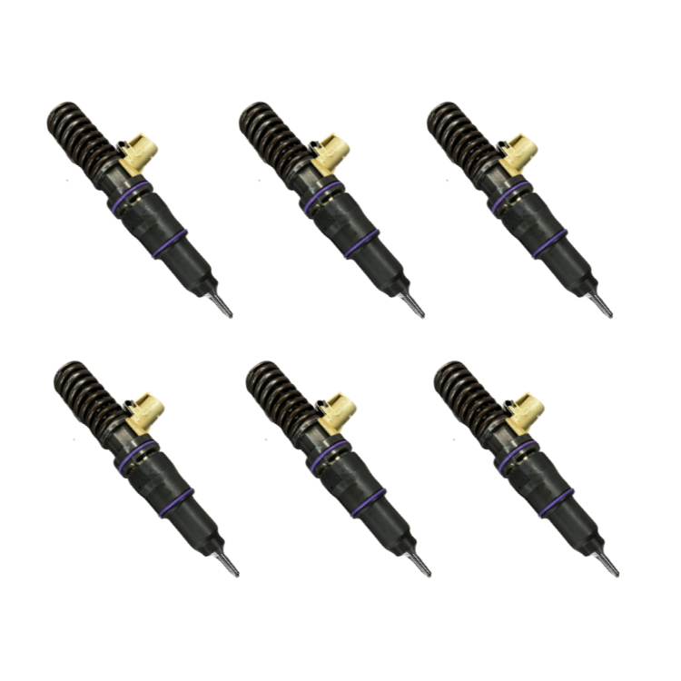 Volvo Industrial D13 Fuel Injector 2010-2014: OEM 22052765 ( Set of 6 )