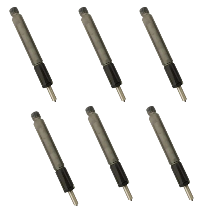 Tamerx Fuel Injector Set for Volvo Industrial D5D engines, OEM VOE21246846 (Set of 6), high-quality performance.