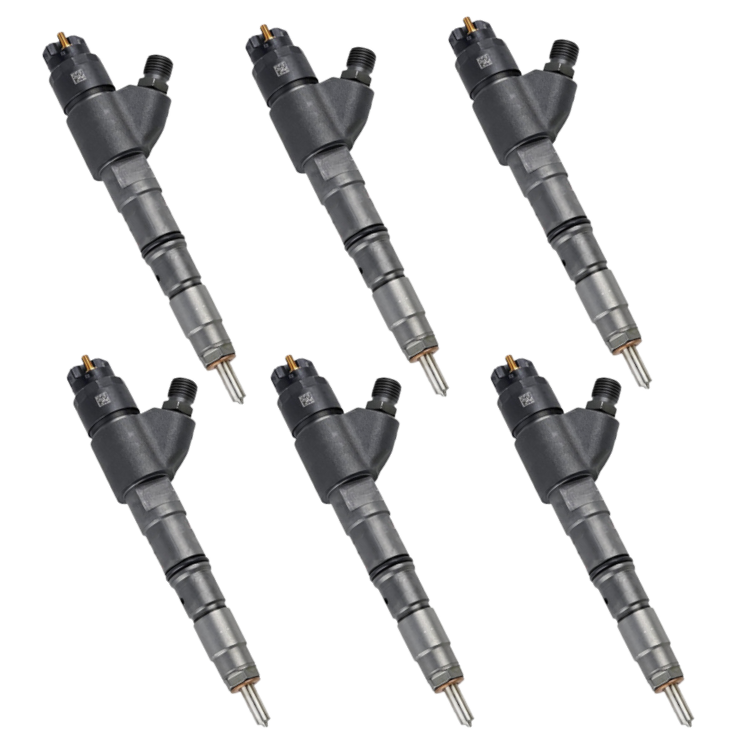 Tamerx Fuel Injector for Volvo Industrial D6D, D7D, D7E engines, OEM 4290986 Set of 6, high-quality performance.
